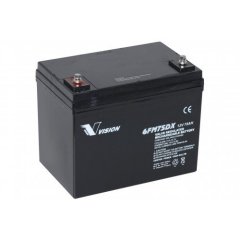 6fm75 Vision AGM Batteri